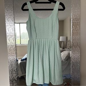 BB Dakota Mini Dot Mint Dress